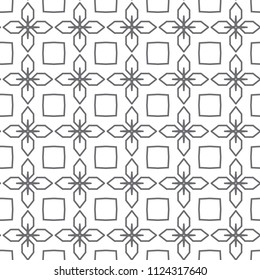Geometric ornamental vector pattern. Seamless design.