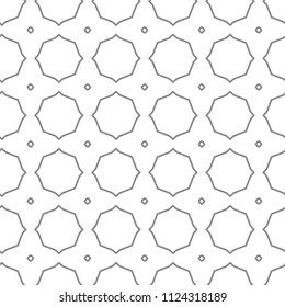 Geometric ornamental vector pattern. Seamless design.