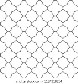 Geometric ornamental vector pattern. Seamless design.
