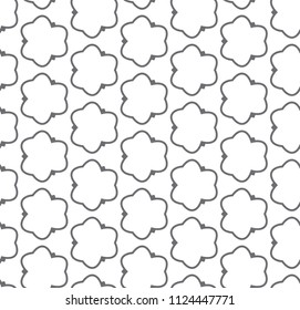 Geometric ornamental vector pattern. Seamless design.