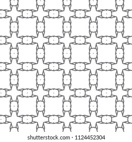 Geometric ornamental vector pattern. Seamless design.