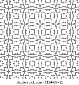 Geometric ornamental vector pattern. Seamless design.