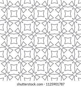 Geometric ornamental vector pattern. Seamless design.