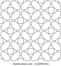 Geometric ornamental vector pattern. Seamless design.