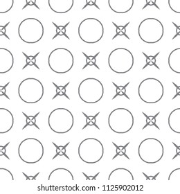 Geometric ornamental vector pattern. Seamless design.