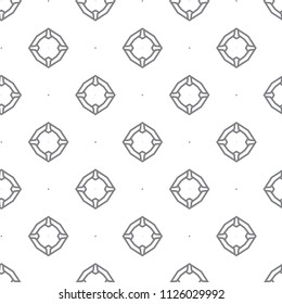 Geometric ornamental vector pattern. Seamless design.