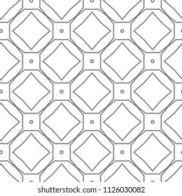 Geometric ornamental vector pattern. Seamless design.