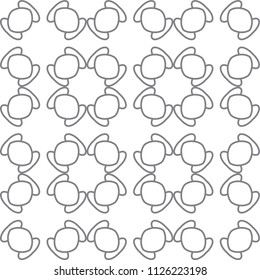 Geometric ornamental vector pattern. Seamless design. Geometric ornamental vector pattern. Seamless design.