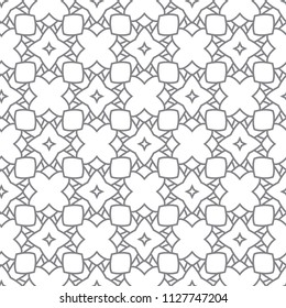Geometric ornamental vector pattern. Seamless design.