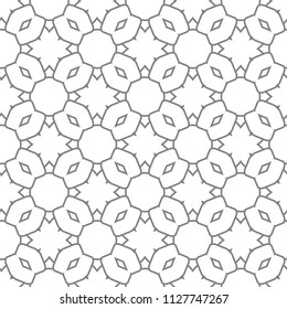 Geometric ornamental vector pattern. Seamless design.