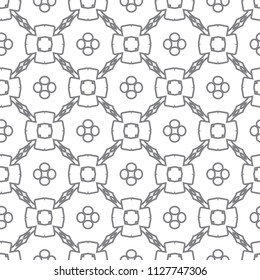 Geometric ornamental vector pattern. Seamless design.