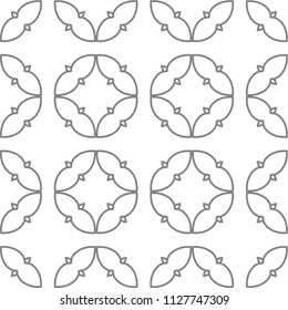 Geometric ornamental vector pattern. Seamless design.