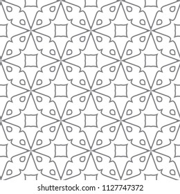 Geometric ornamental vector pattern. Seamless design.