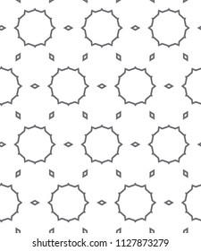 Geometric ornamental vector pattern. Seamless design.