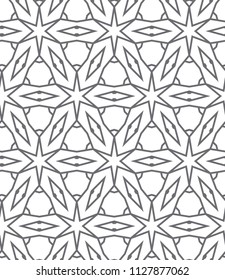Geometric ornamental vector pattern. Seamless design.