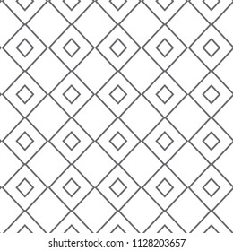 Geometric ornamental vector pattern. Seamless design.