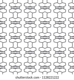 Geometric ornamental vector pattern. Seamless design.