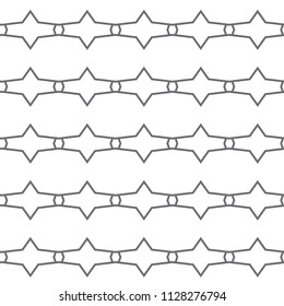 Geometric ornamental vector pattern. Seamless design.