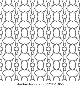 Geometric ornamental vector pattern. Seamless design.
