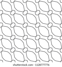 Geometric ornamental vector pattern. Seamless design.