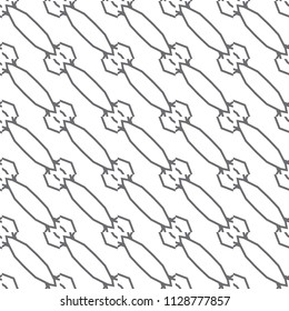 Geometric ornamental vector pattern. Seamless design.
