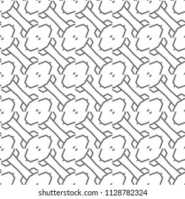 Geometric ornamental vector pattern. Seamless design.