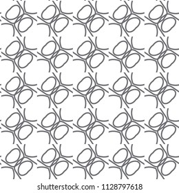 Geometric ornamental vector pattern. Seamless design.