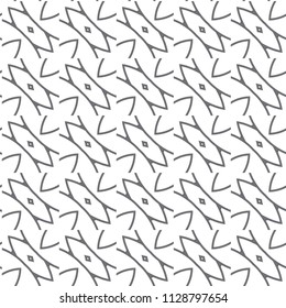 Geometric ornamental vector pattern. Seamless design.