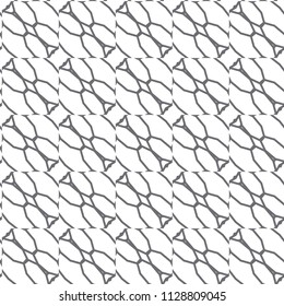 Geometric ornamental vector pattern. Seamless design.
