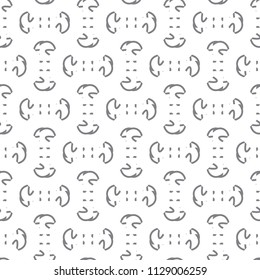 Geometric ornamental vector pattern. Seamless design.