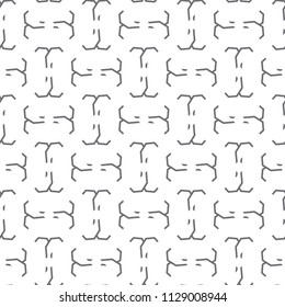 Geometric ornamental vector pattern. Seamless design.