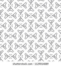 Geometric ornamental vector pattern. Seamless design.