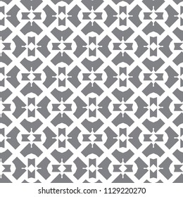 Geometric ornamental vector pattern. Seamless design.