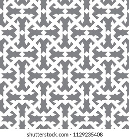Geometric ornamental vector pattern. Seamless design.