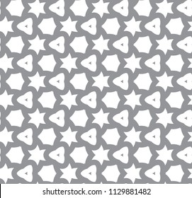 Geometric ornamental vector pattern. Seamless design.