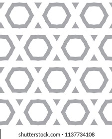 Geometric ornamental vector pattern. Seamless design.