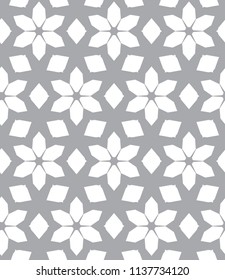 Geometric ornamental vector pattern. Seamless design.