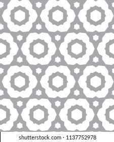 Geometric ornamental vector pattern. Seamless design.