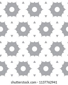 Geometric ornamental vector pattern. Seamless design.