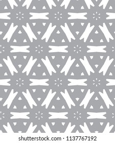 Geometric ornamental vector pattern. Seamless design.