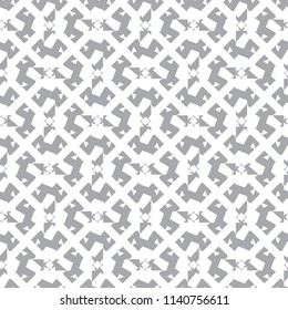 Geometric ornamental vector pattern. Seamless design.