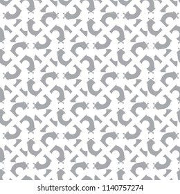 Geometric ornamental vector pattern. Seamless design.