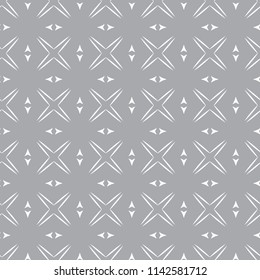 Geometric ornamental vector pattern. Seamless design.