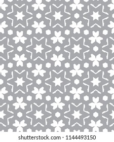 Geometric ornamental vector pattern. Seamless design.