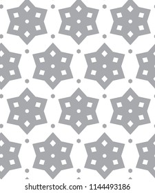 Geometric ornamental vector pattern. Seamless design.
