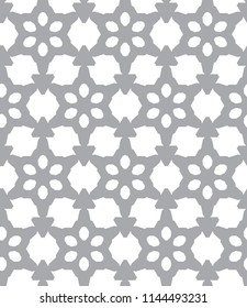 Geometric ornamental vector pattern. Seamless design.