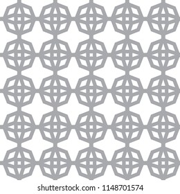 Geometric ornamental vector pattern. Seamless design.