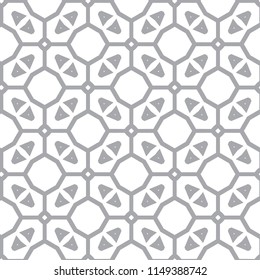 Geometric ornamental vector pattern. Seamless design.