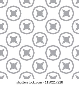 Geometric ornamental vector pattern. Seamless design.