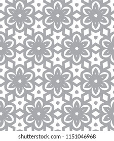 Geometric ornamental vector pattern. Seamless design.